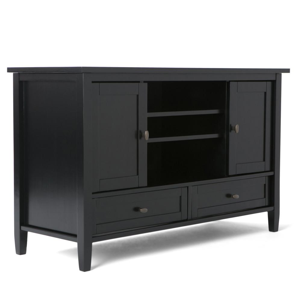 Black | Warm Shaker 47 inch TV Stand