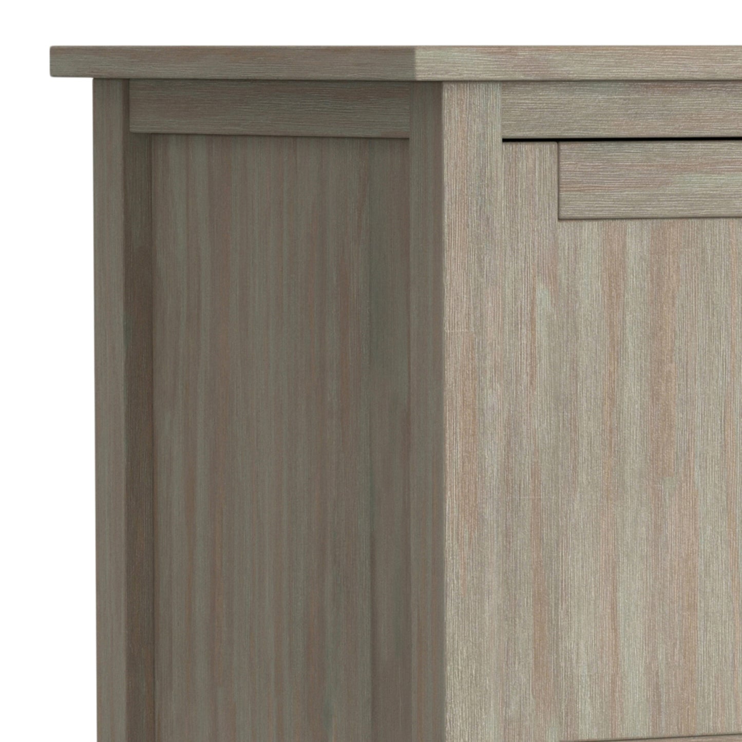 Distressed Grey | Warm Shaker TV Media Stand