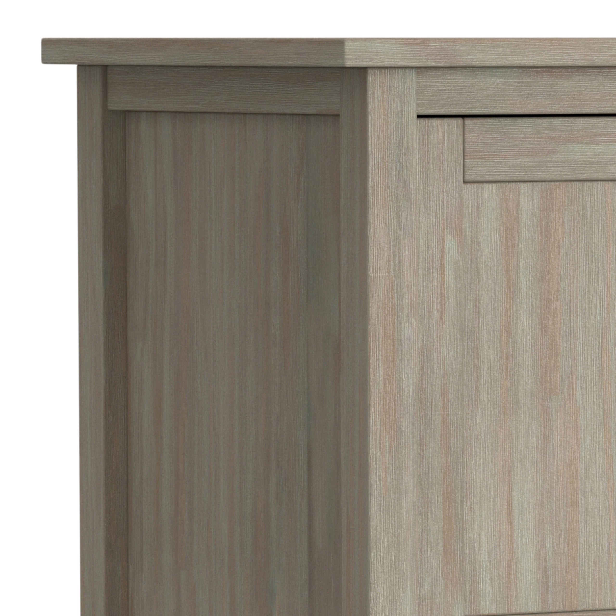Distressed Grey | Warm Shaker TV Media Stand