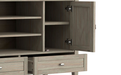 Distressed Grey | Warm Shaker 47 inch TV Stand