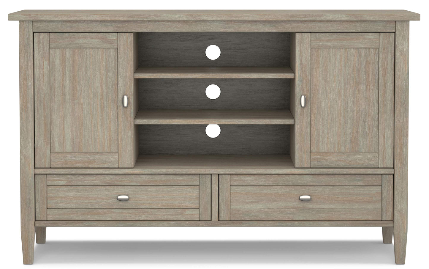Distressed Grey | Warm Shaker 47 inch TV Stand