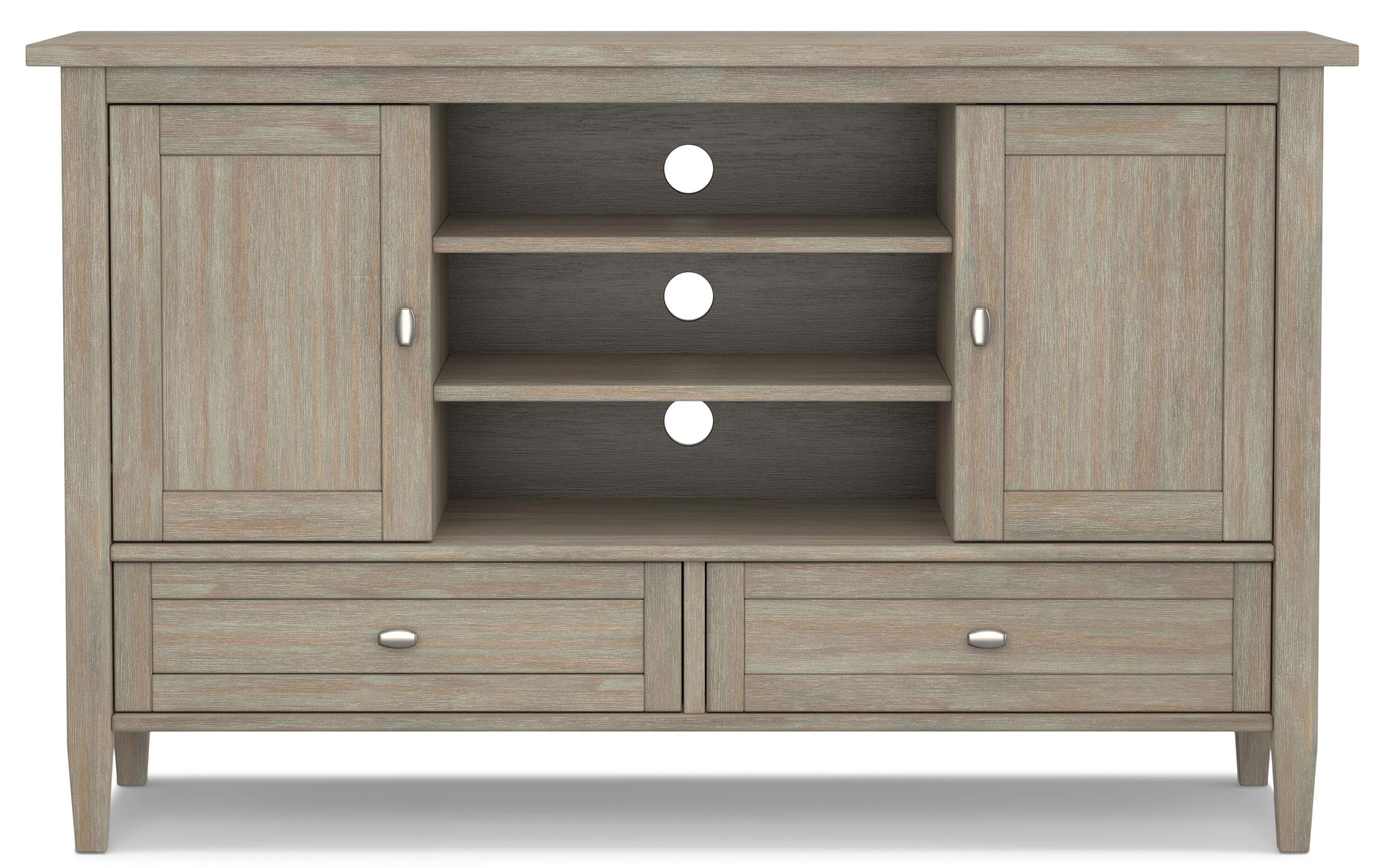 Distressed Grey | Warm Shaker 47 inch TV Stand