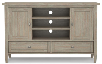 Distressed Grey | Warm Shaker 47 inch TV Stand