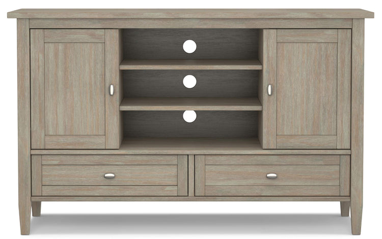 Distressed Grey | Warm Shaker 47 inch TV Stand