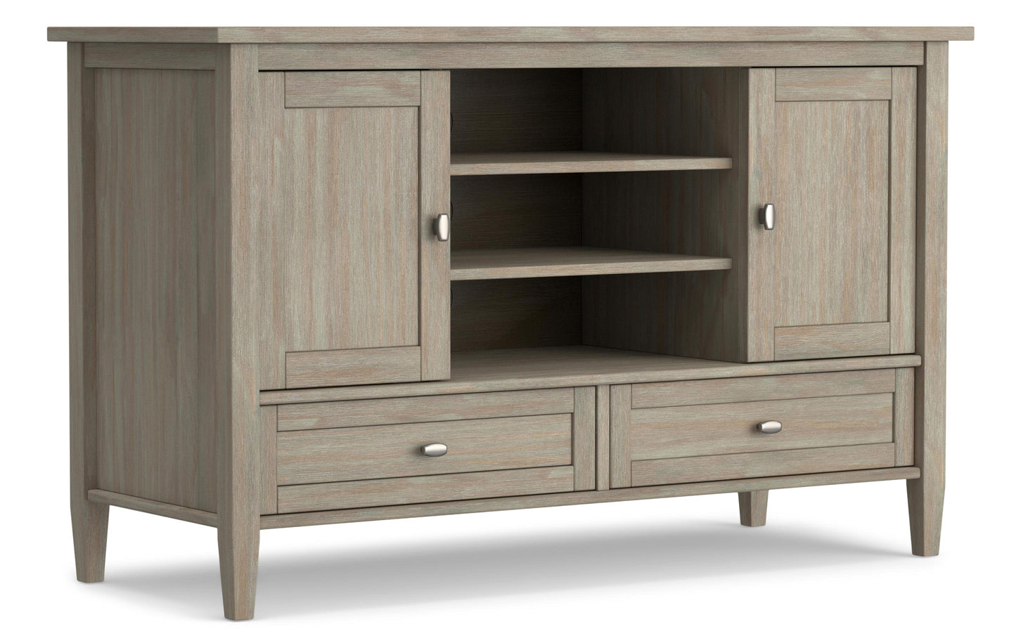 Distressed Grey | Warm Shaker 47 inch TV Stand