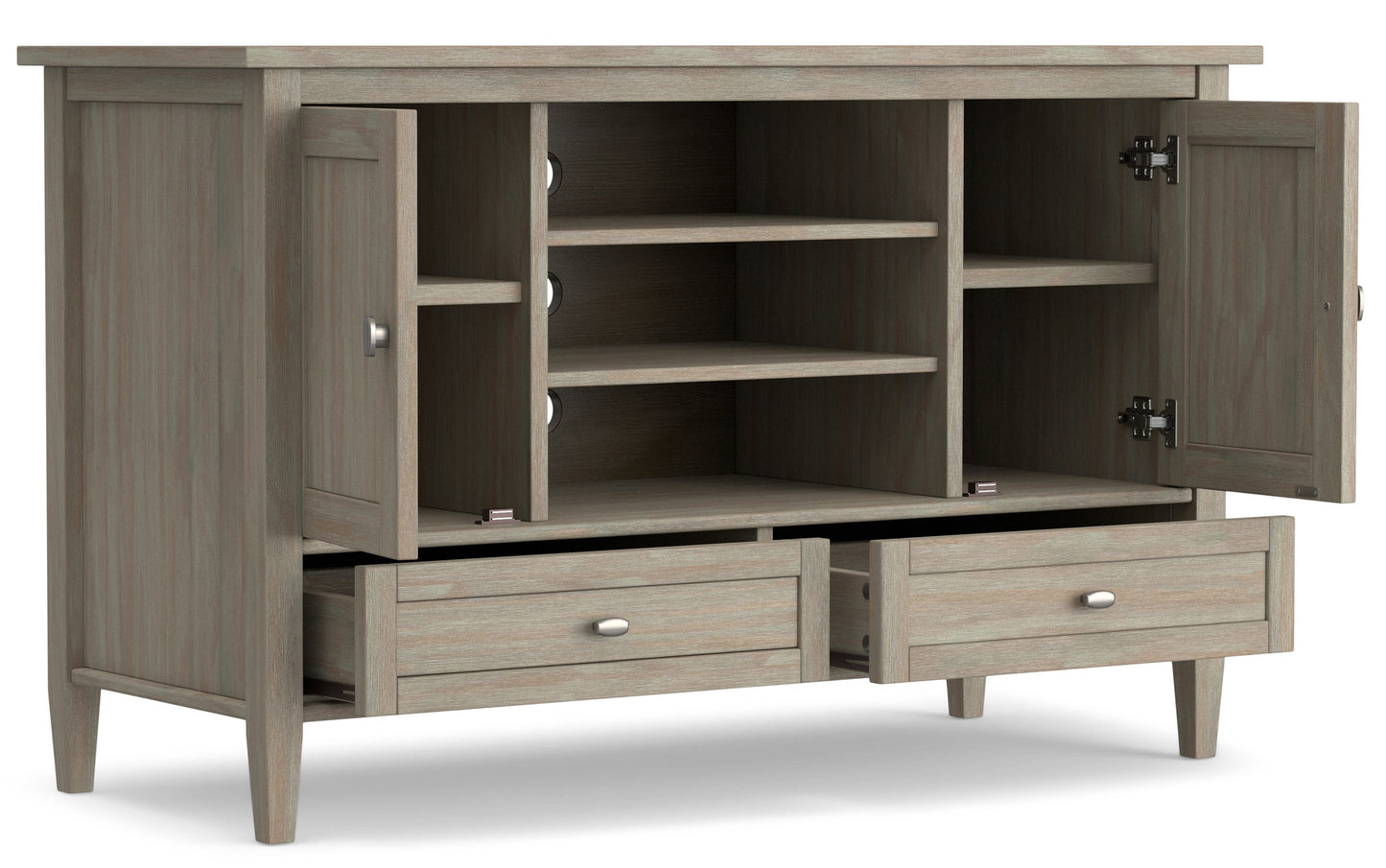 Distressed Grey | Warm Shaker 47 inch TV Stand