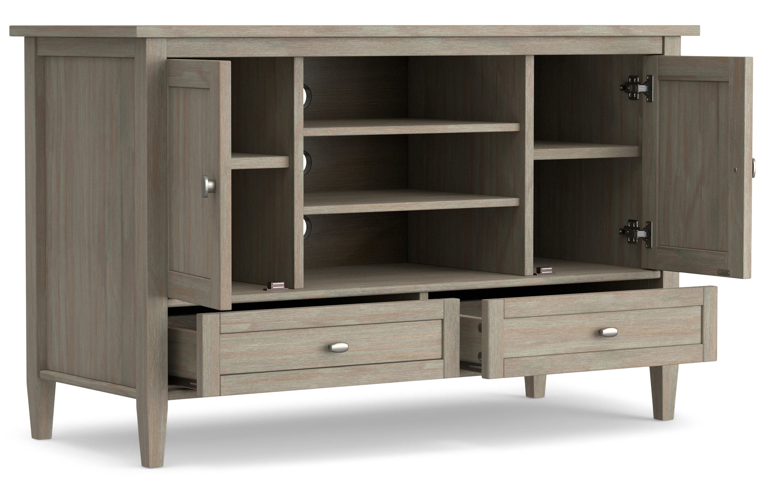 Distressed Grey | Warm Shaker 47 inch TV Stand