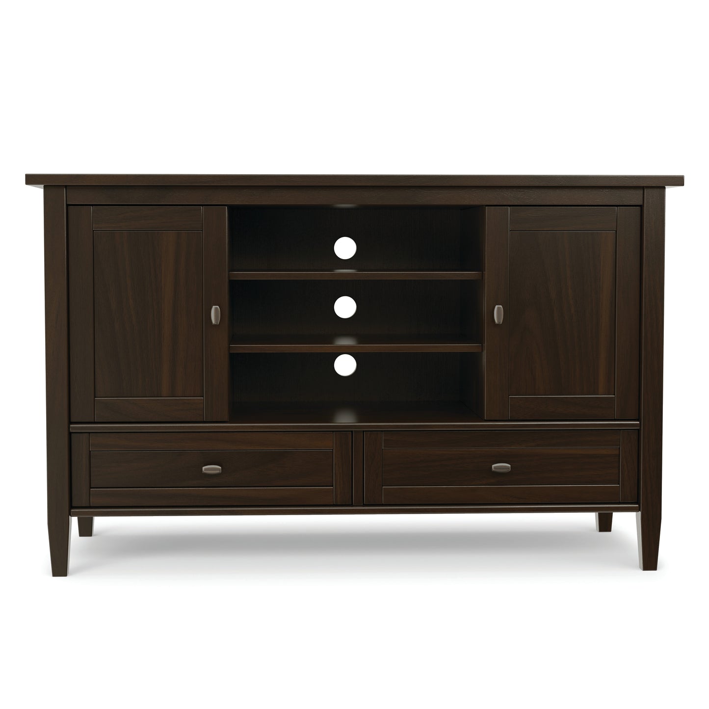 Tobacco Brown | Warm Shaker TV Media Stand