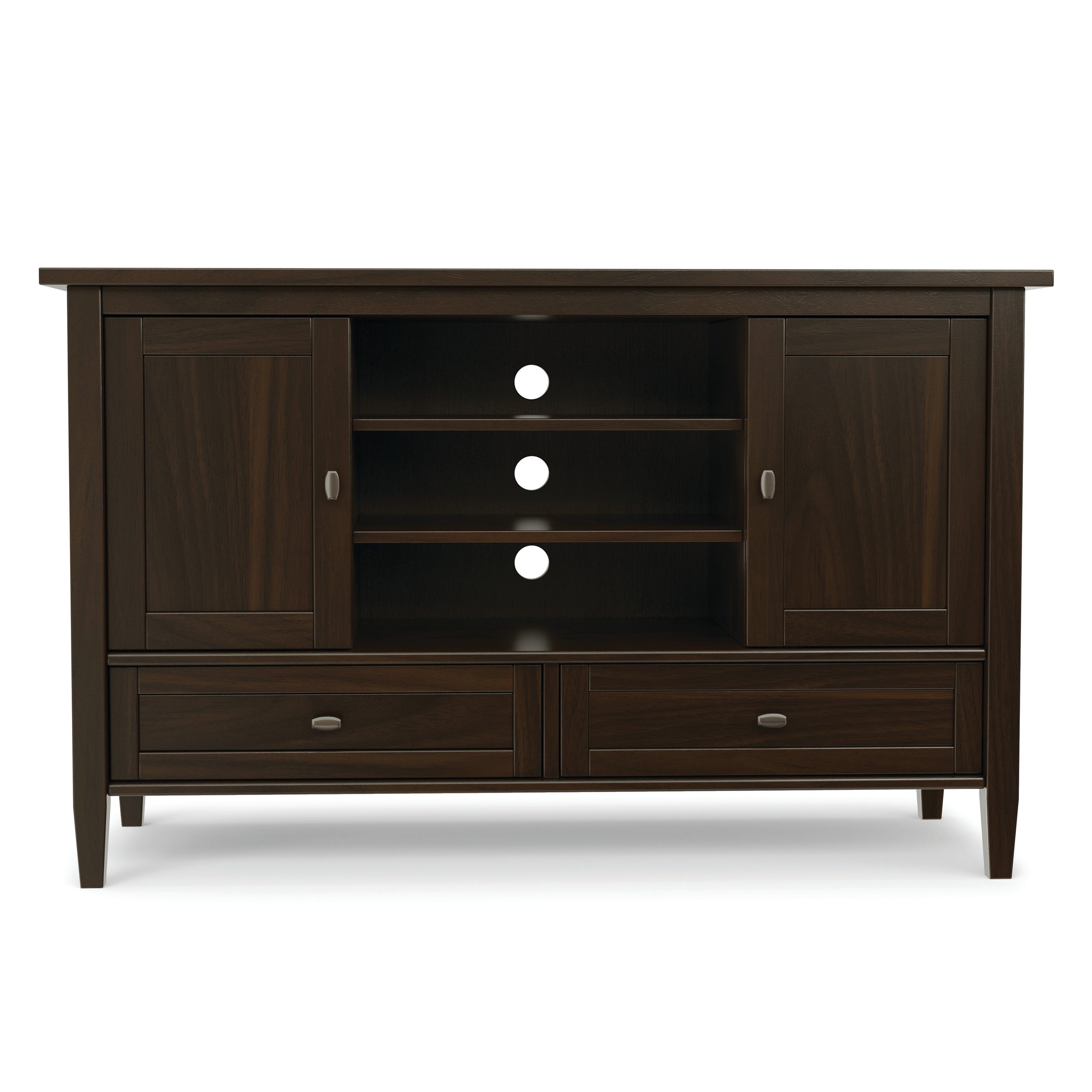 Tobacco Brown | Warm Shaker TV Media Stand