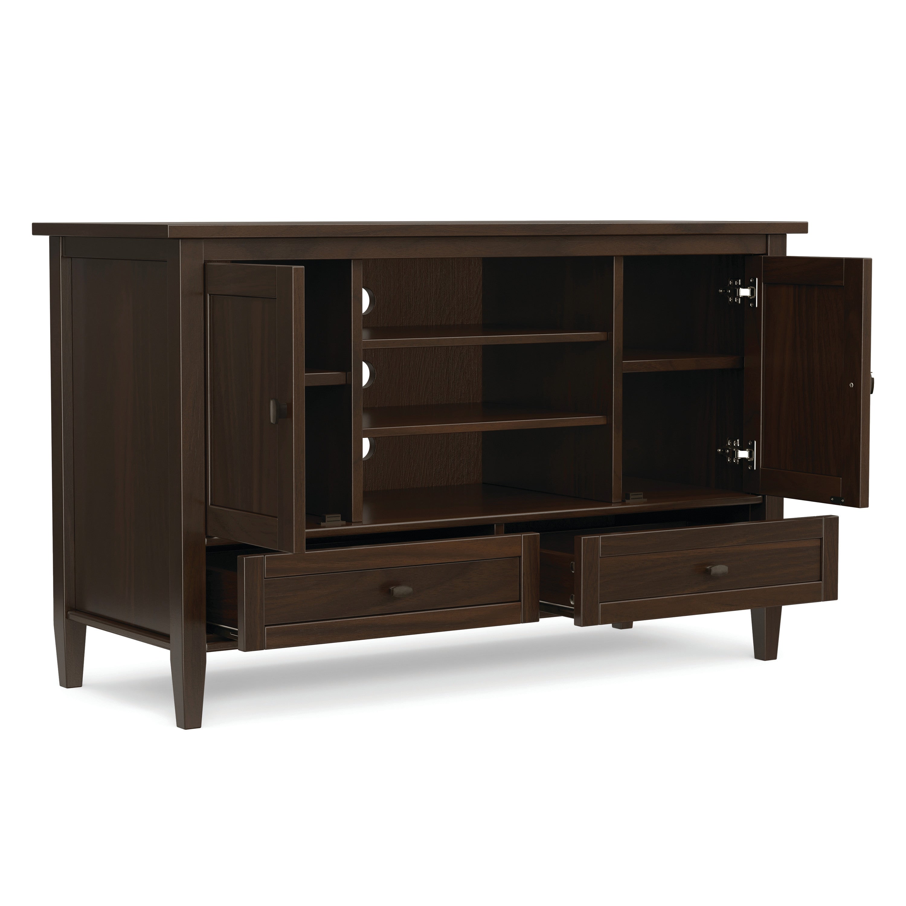 47 Inch TV Stand | Warm Shaker Media Console – Simpli Home