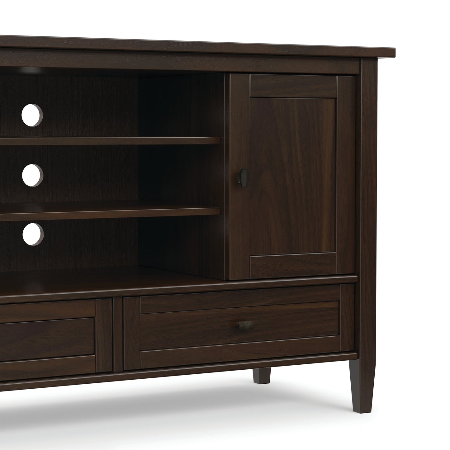 Tobacco Brown | Warm Shaker TV Media Stand