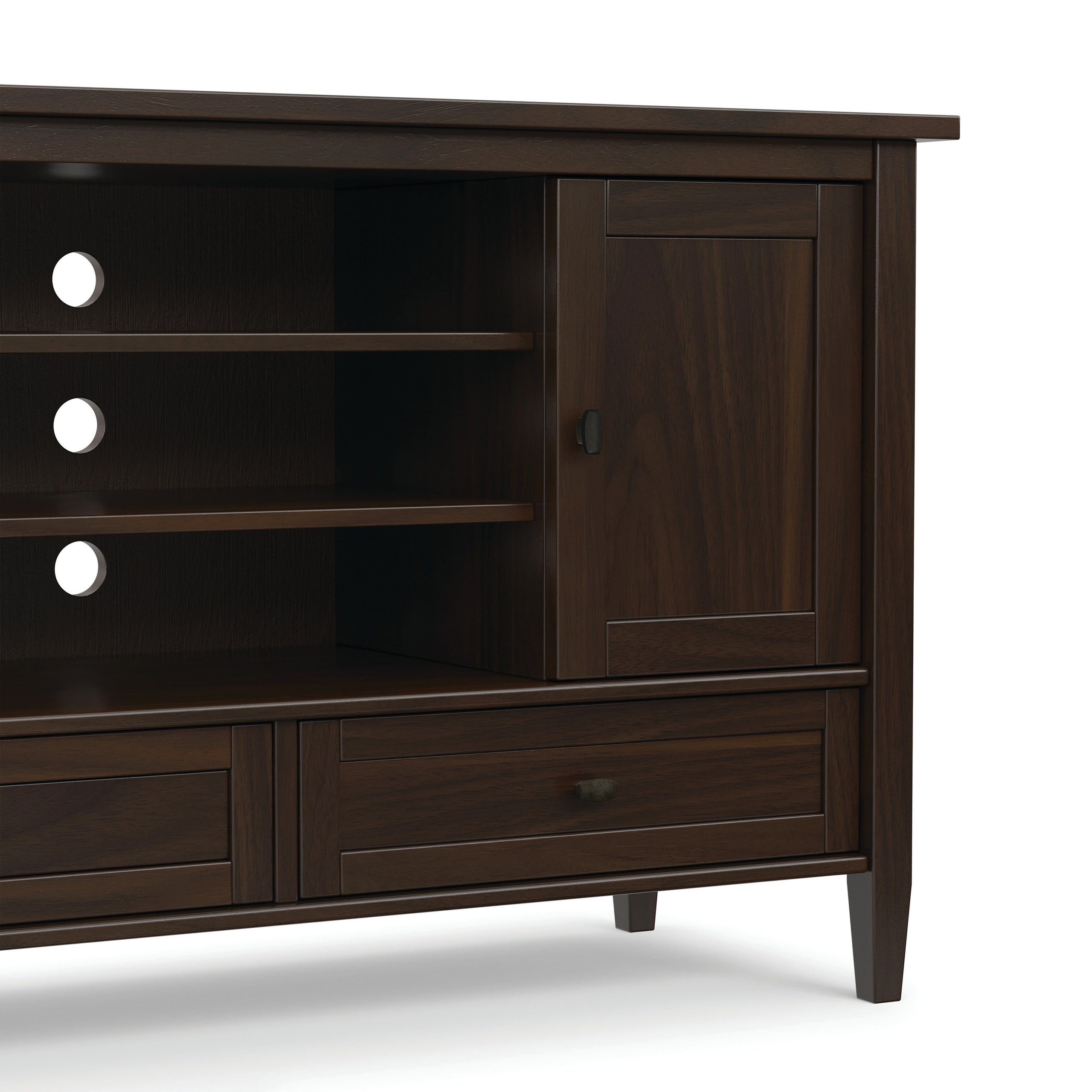 Tobacco Brown | Warm Shaker TV Media Stand