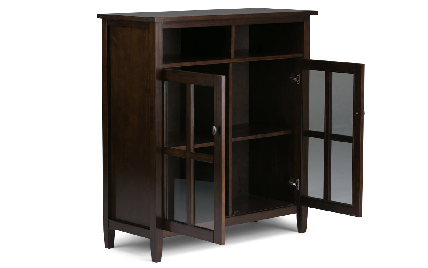 Warm Shaker Medium Storage Media Cabinet