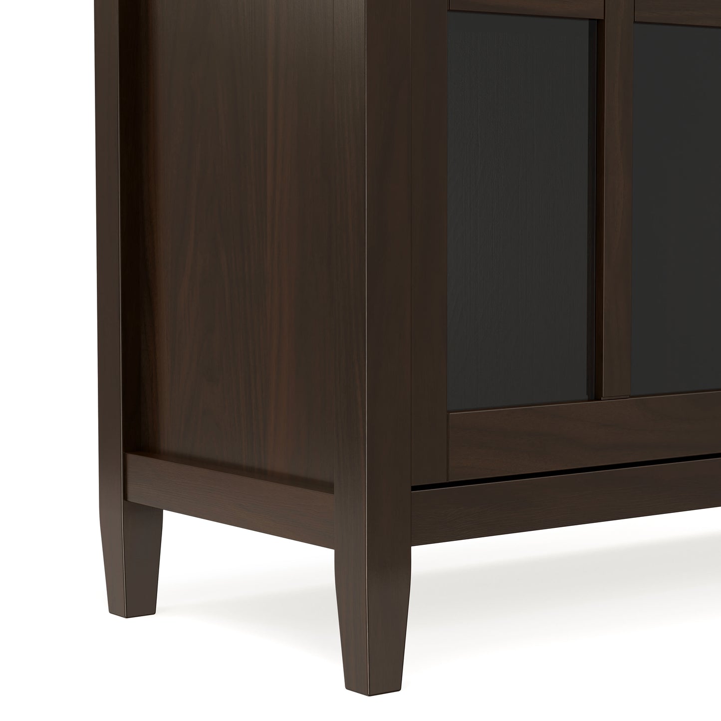 Brunette Brown | Warm Shaker Medium Storage Media Cabinet