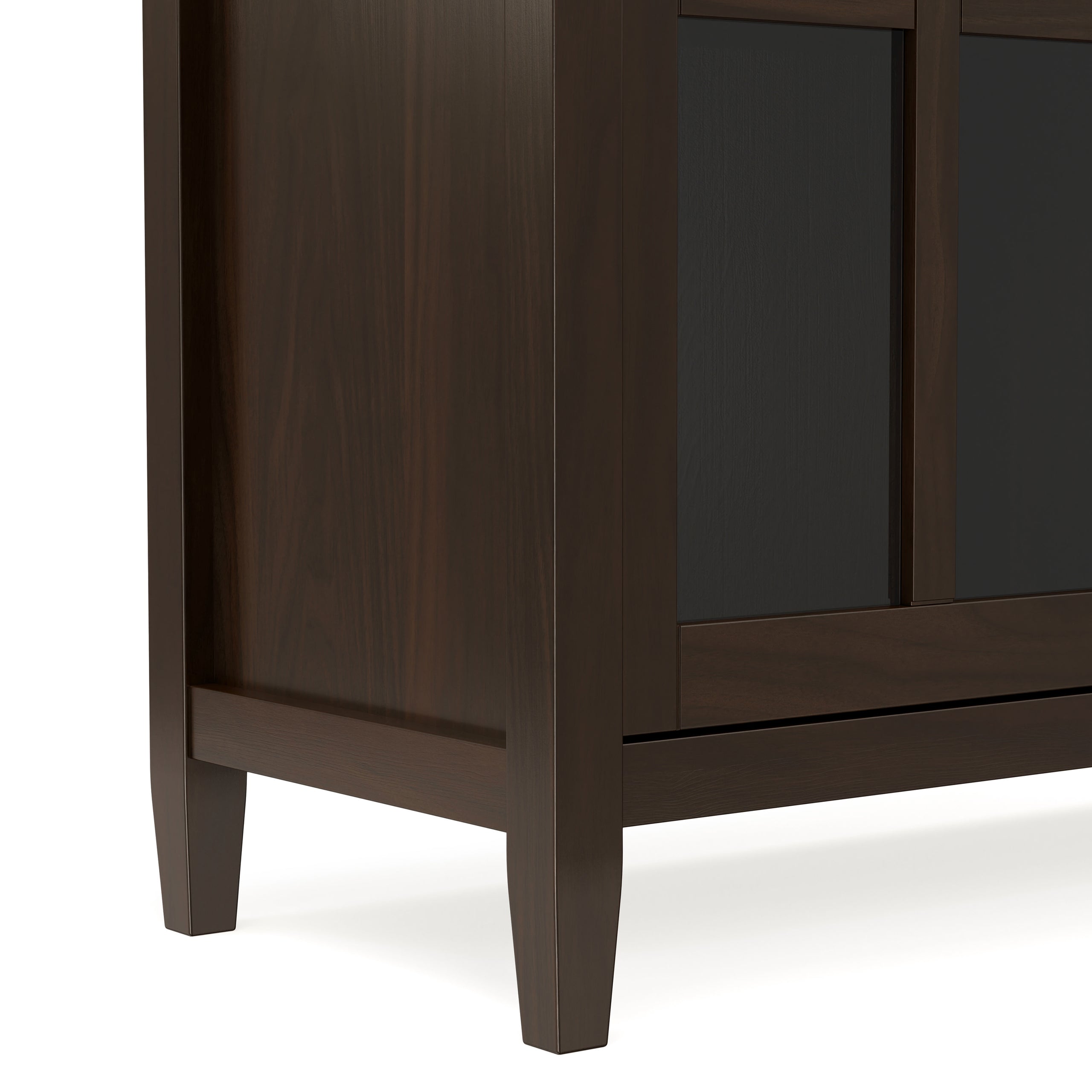 Brunette Brown | Warm Shaker Medium Storage Media Cabinet