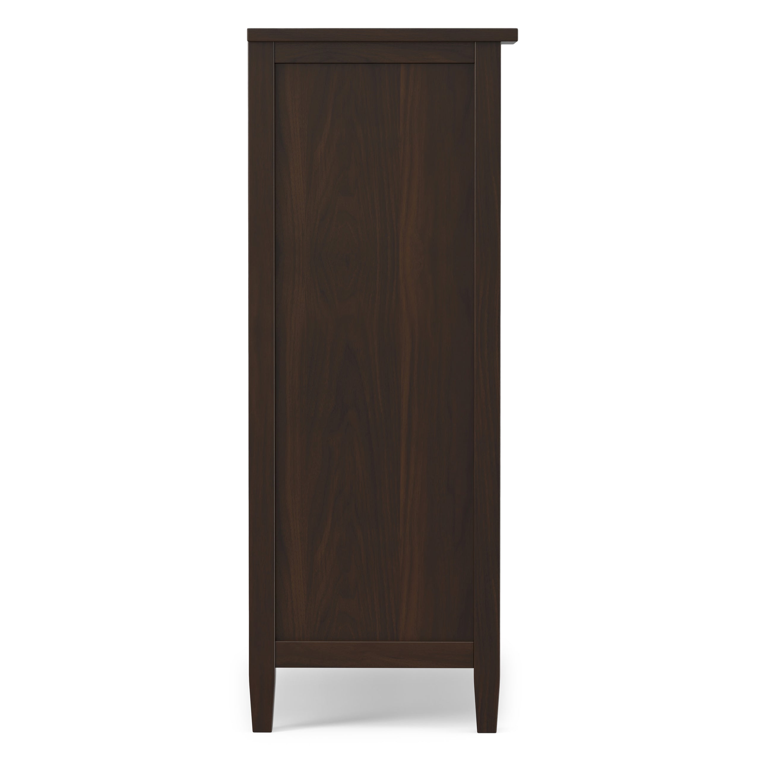 Brunette Brown | Warm Shaker Medium Storage Media Cabinet
