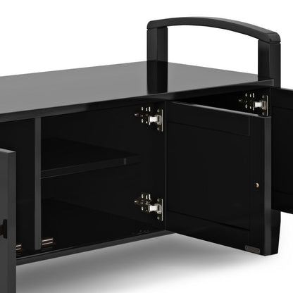 Black | Warm Shaker 44 inch Entryway Bench