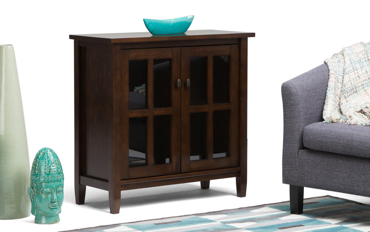 Tobacco Brown | Warm Shaker 32 inch Low Storage Cabinet