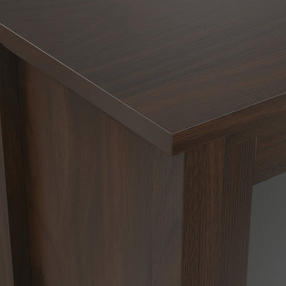 Brunette Brown | Warm Shaker Low Storage Cabinet