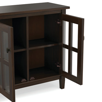 Brunette Brown | Warm Shaker Low Storage Cabinet