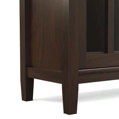 Brunette Brown | Warm Shaker Low Storage Cabinet