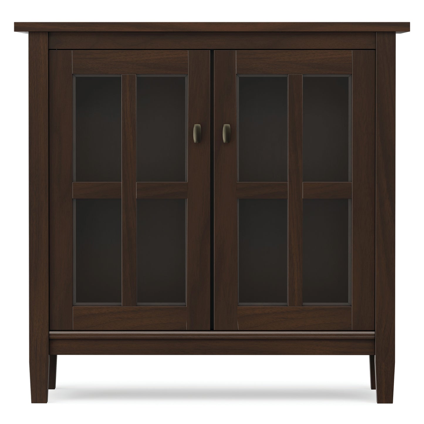 Brunette Brown | Warm Shaker Low Storage Cabinet