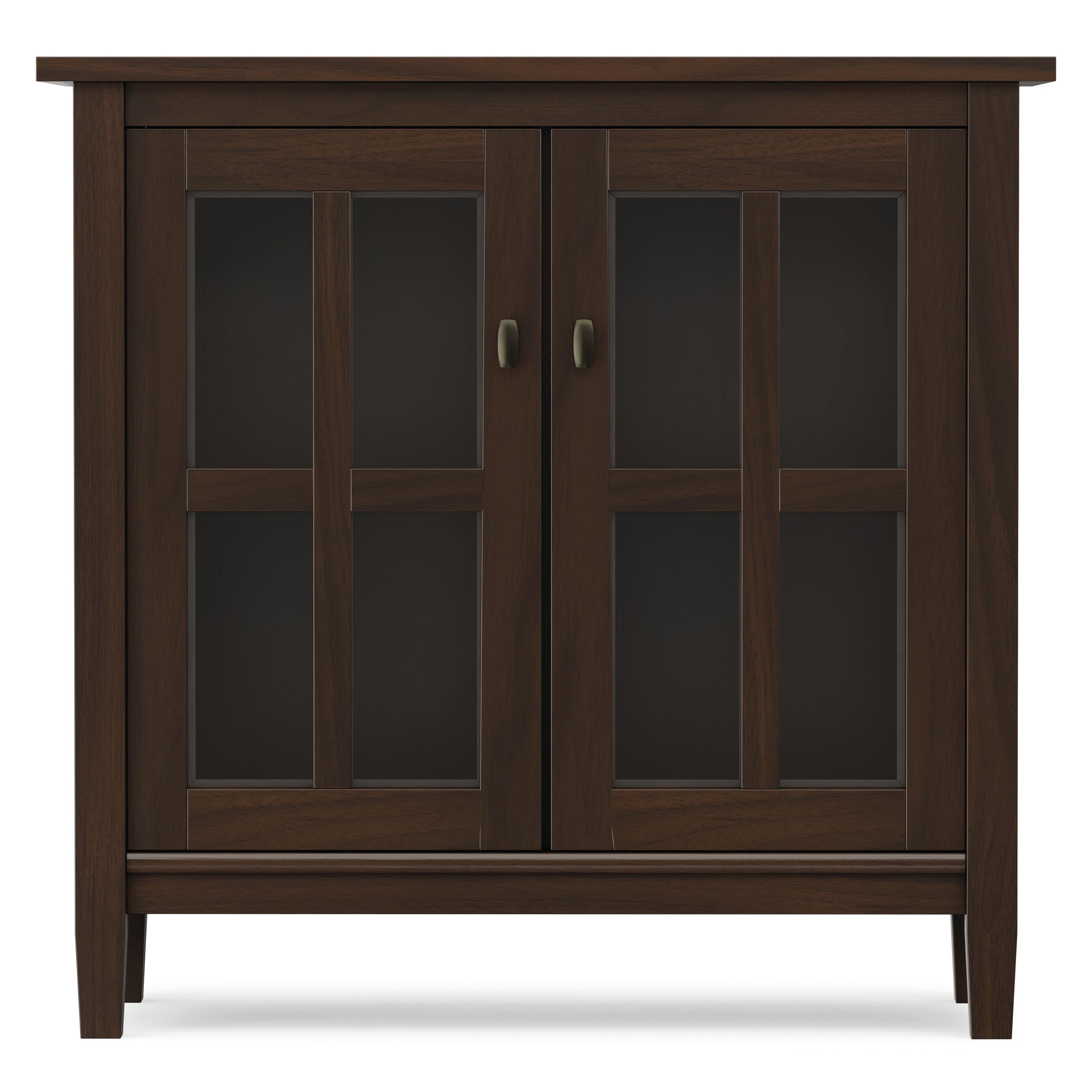 Brunette Brown | Warm Shaker Low Storage Cabinet