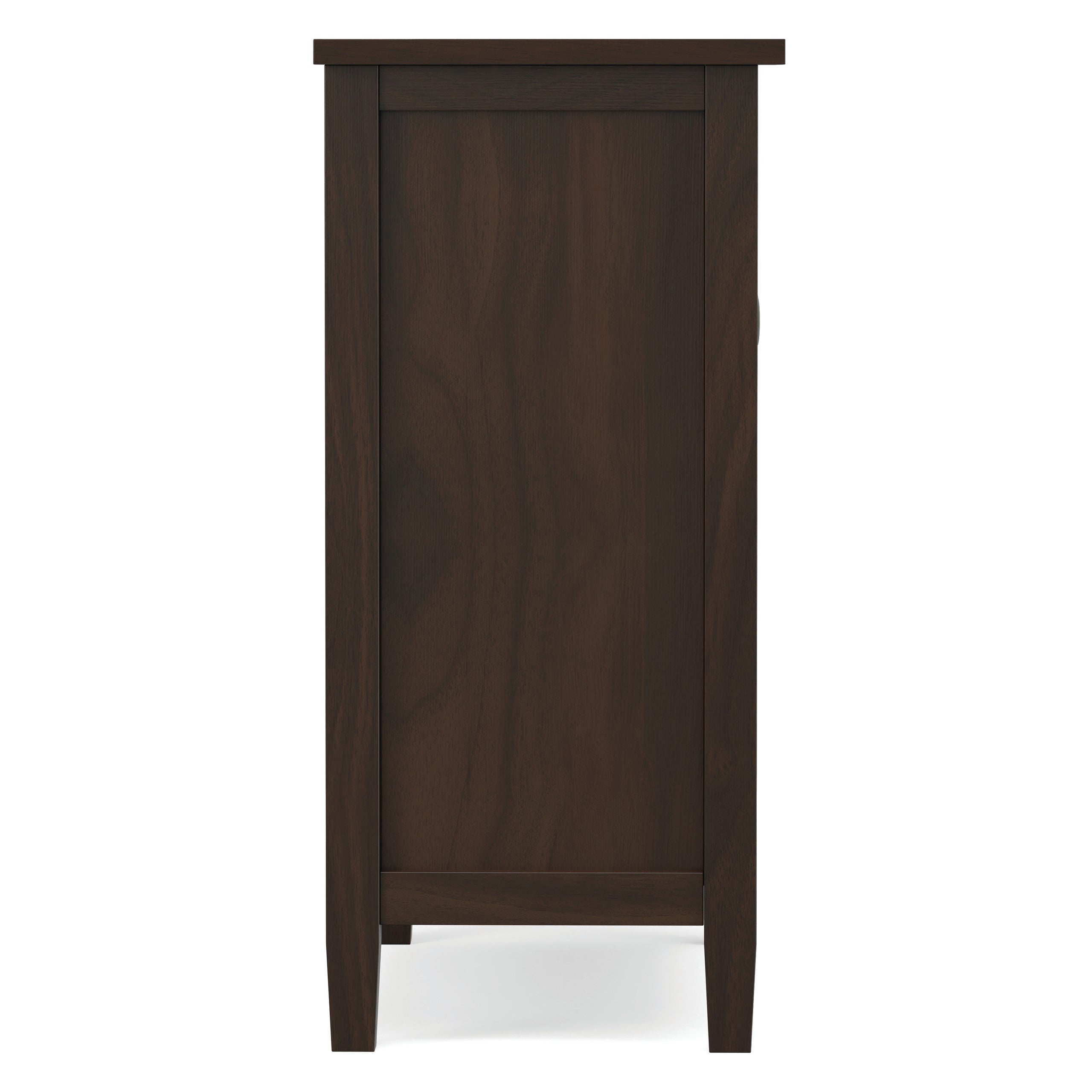 Brunette Brown | Warm Shaker Low Storage Cabinet