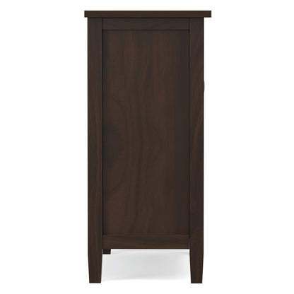 Brunette Brown | Warm Shaker Low Storage Cabinet