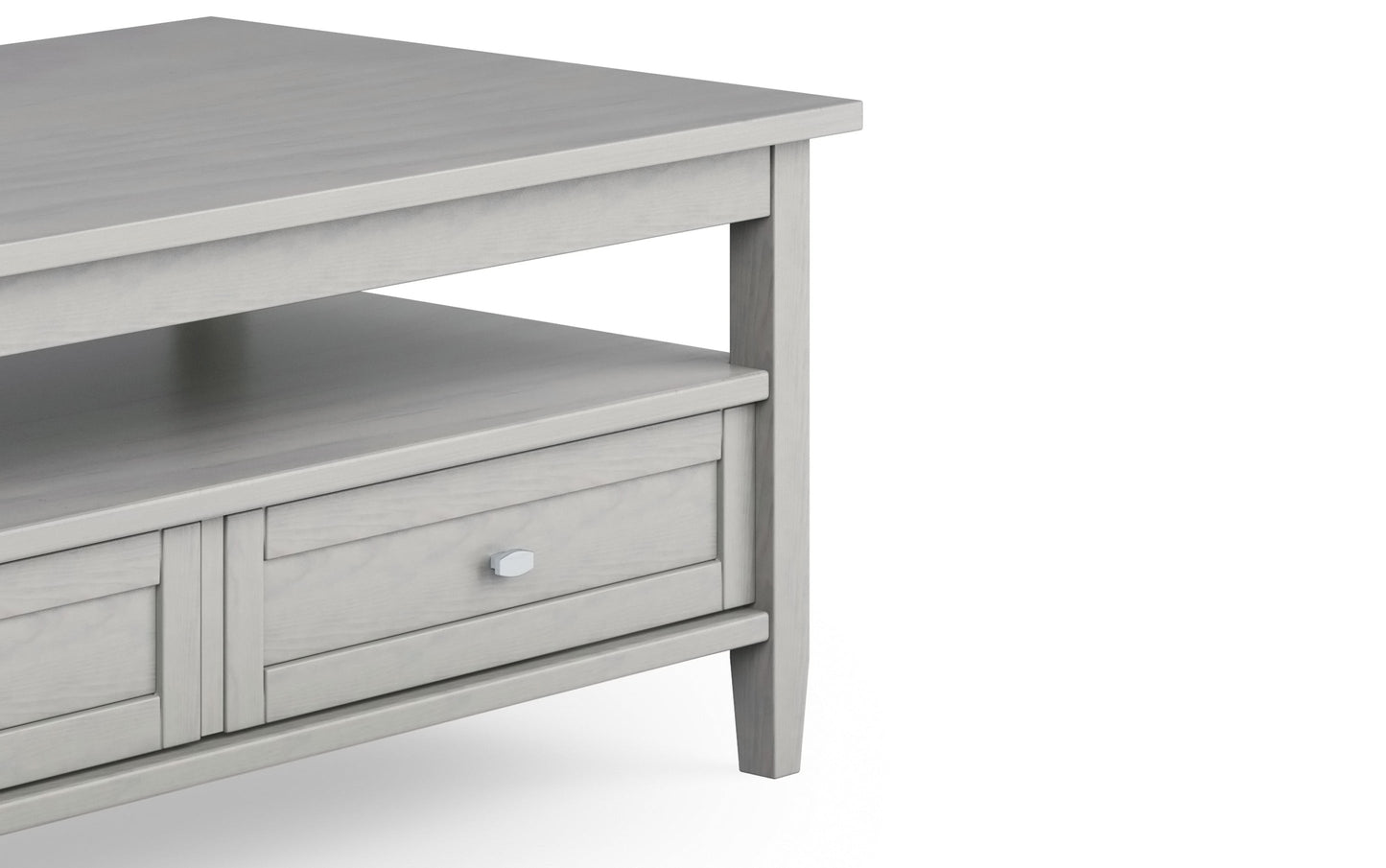 Fog Grey | Warm Shaker 48 inch Coffee Table