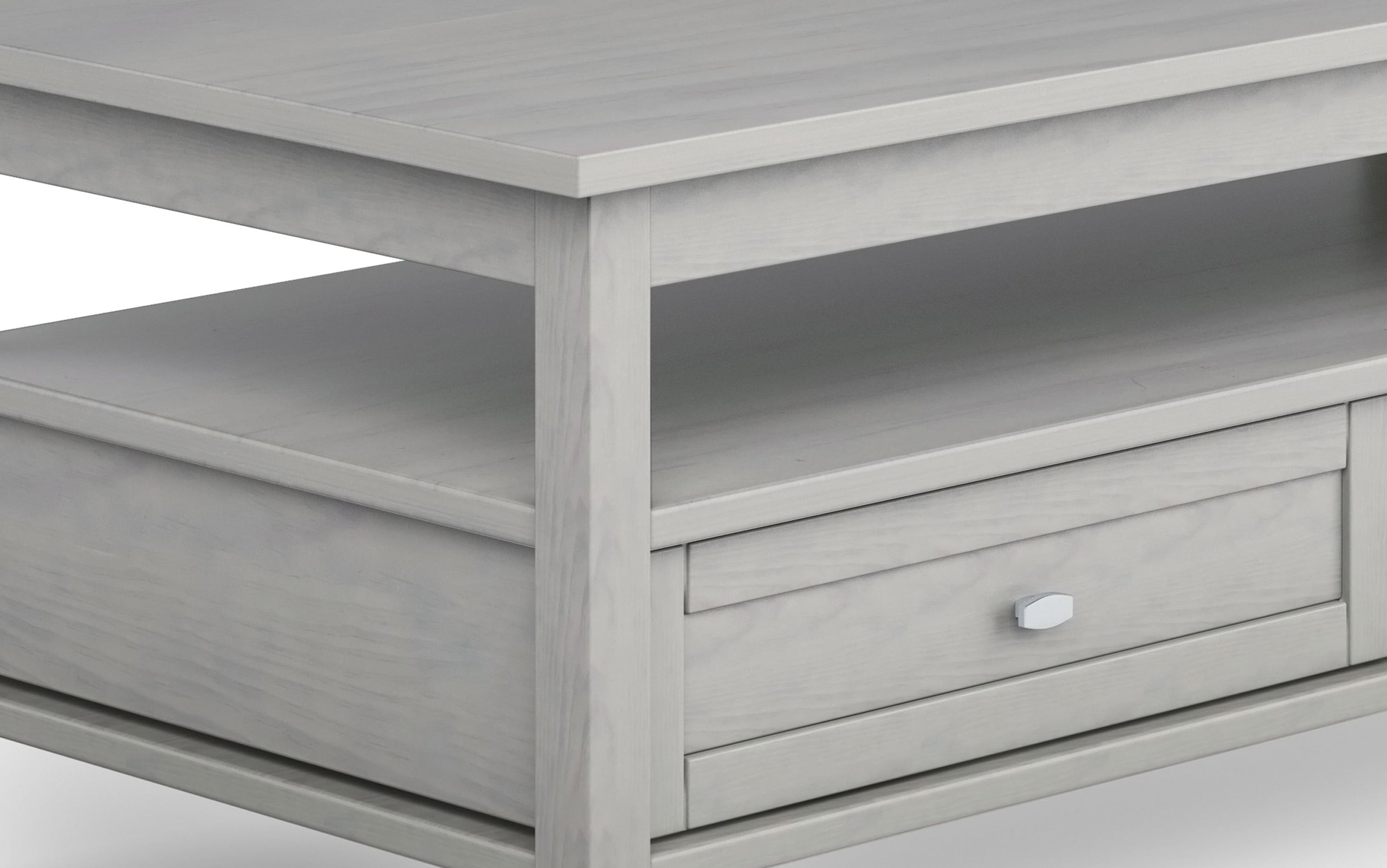 Fog Grey | Warm Shaker 48 inch Coffee Table