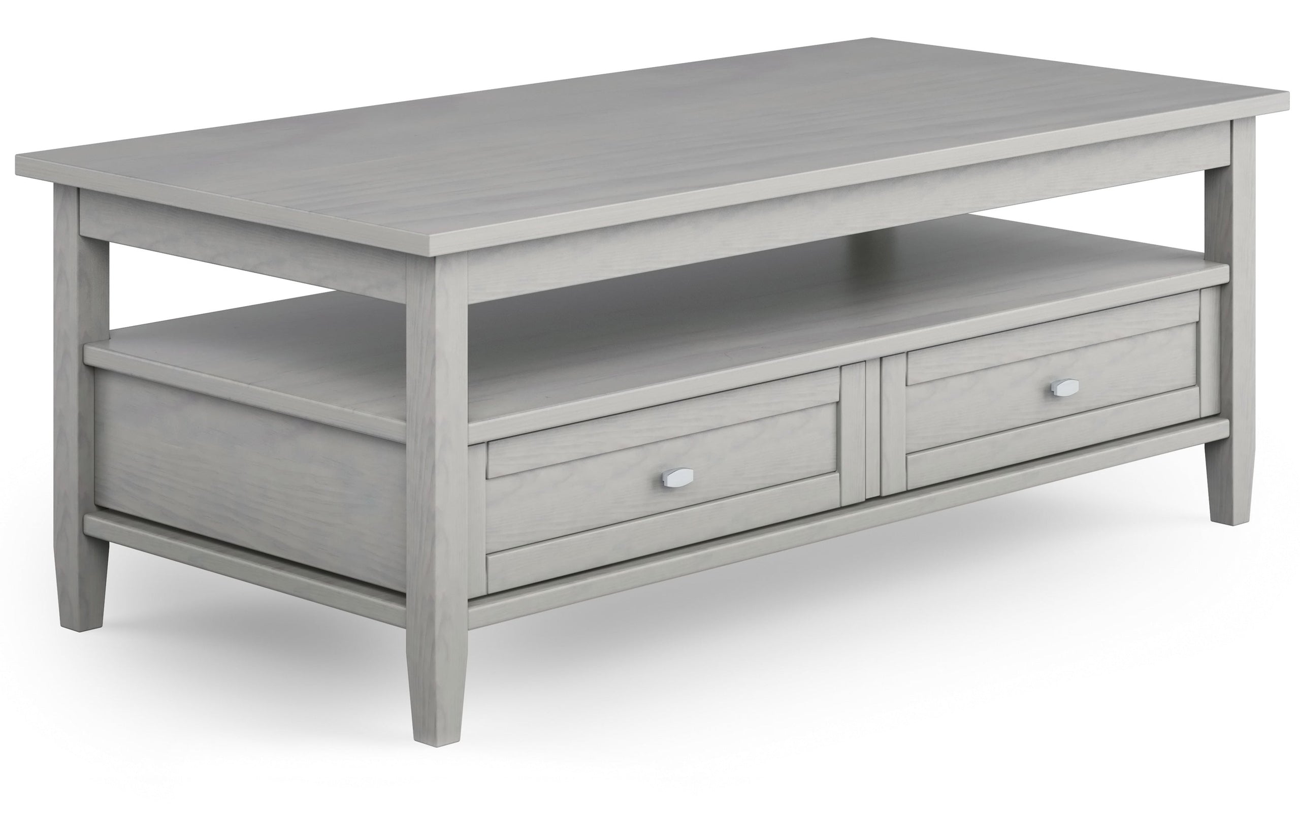 Fog Grey | Warm Shaker 48 inch Coffee Table