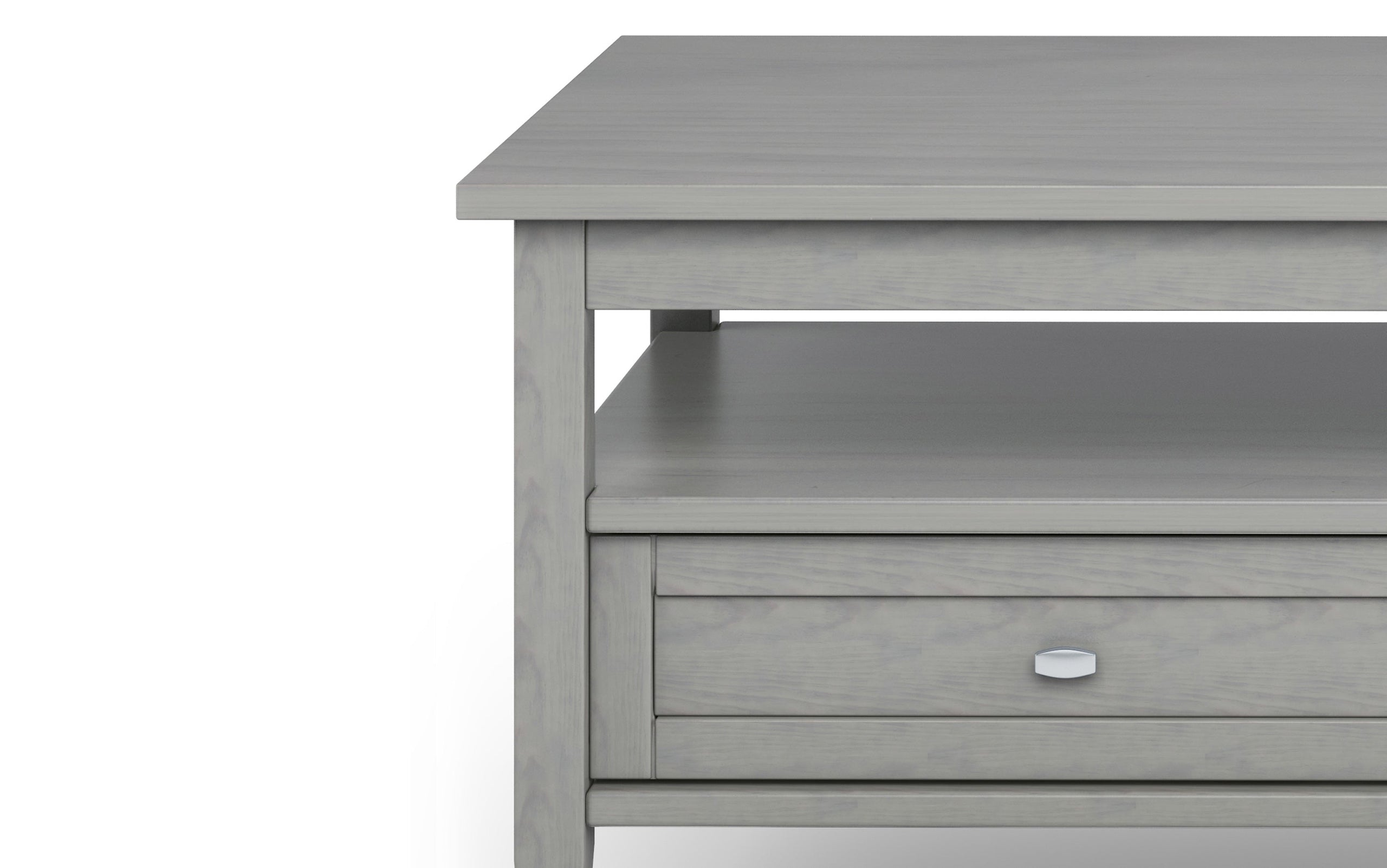 Fog Grey | Warm Shaker 48 inch Coffee Table