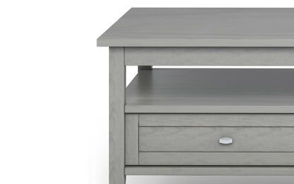 Fog Grey | Warm Shaker 48 inch Coffee Table