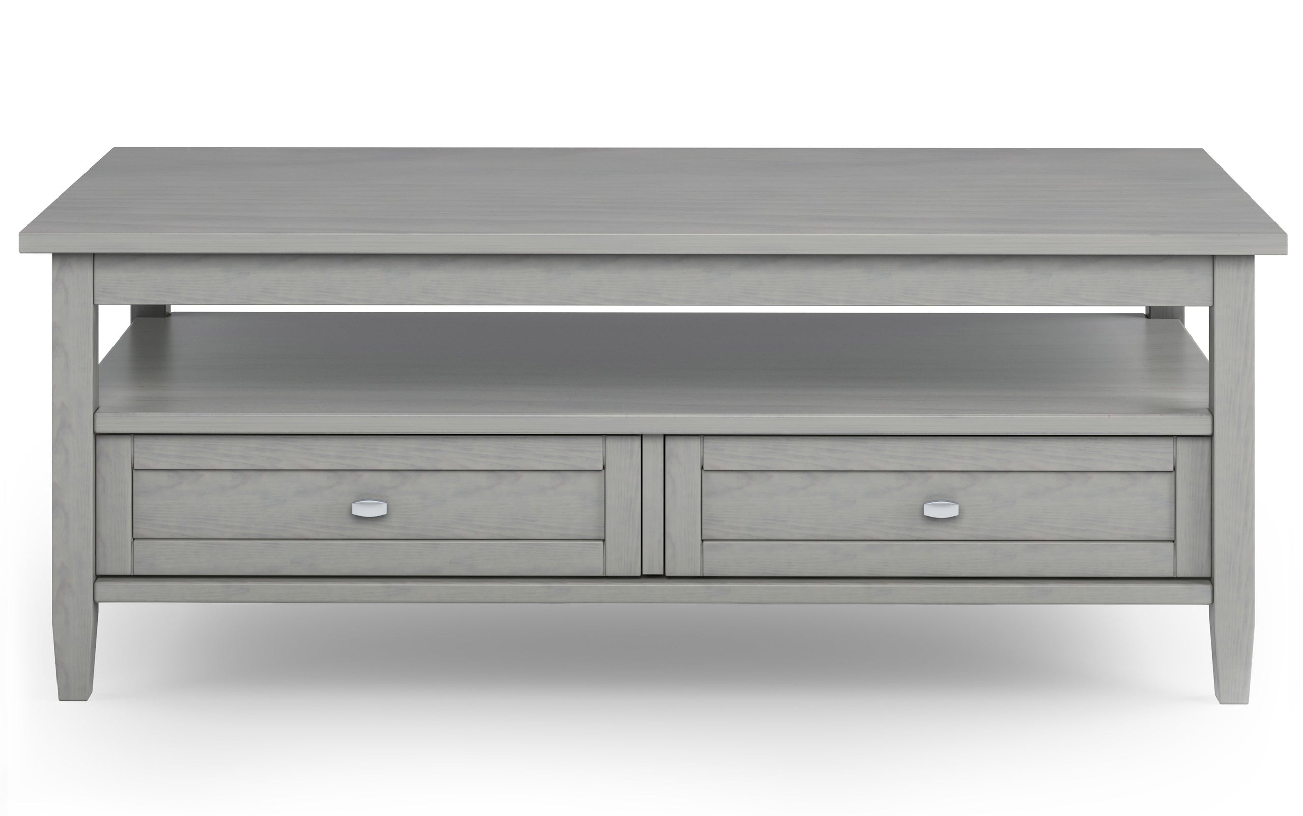 Fog Grey | Warm Shaker 48 inch Coffee Table