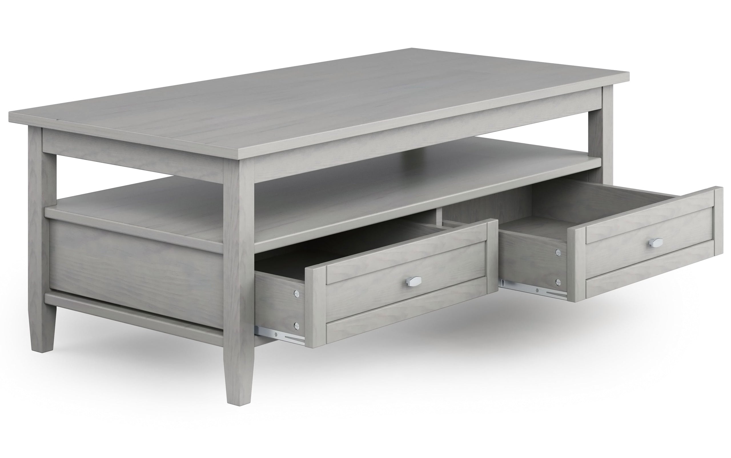 Fog Grey | Warm Shaker 48 inch Coffee Table
