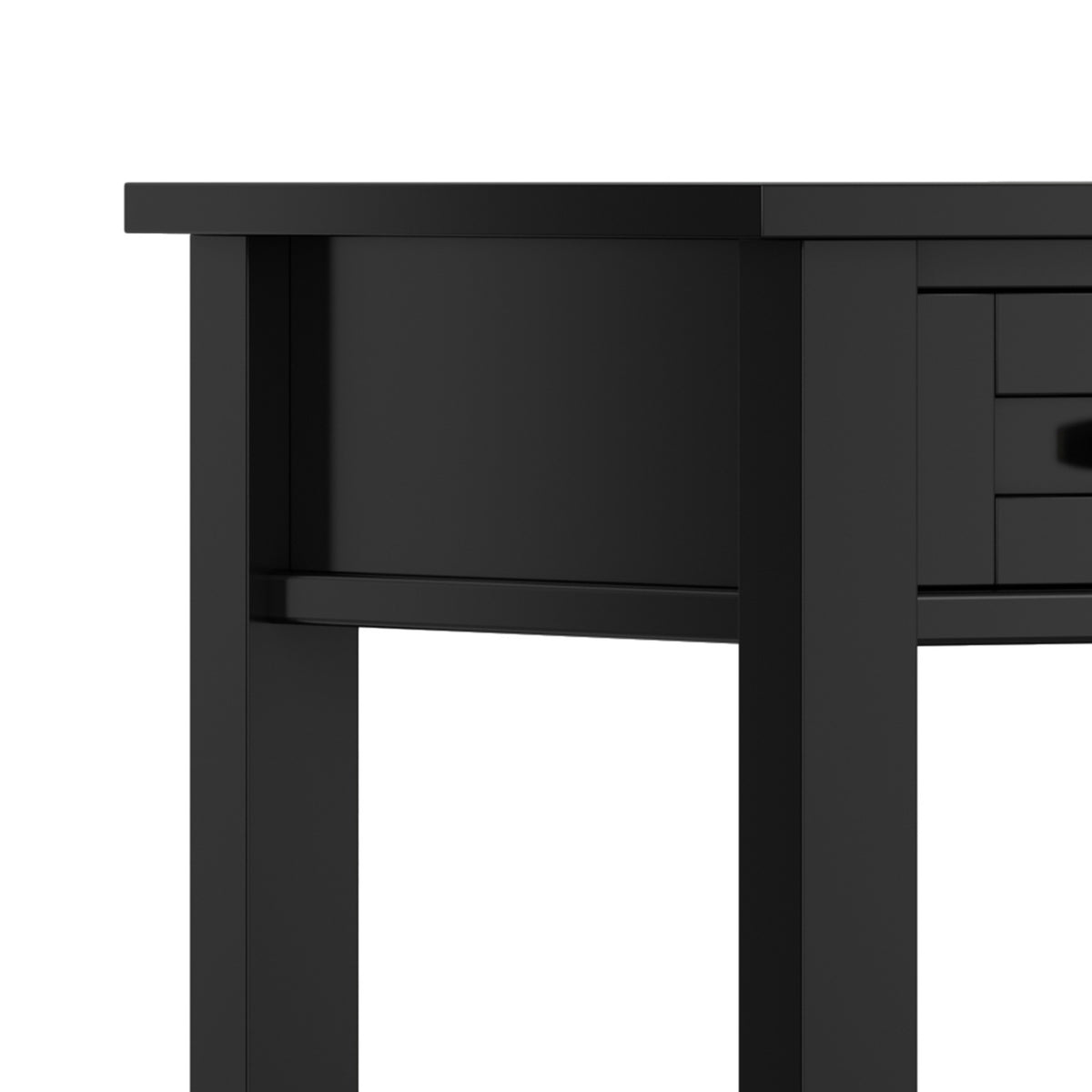 Black | Warm Shaker 48 inch Desk