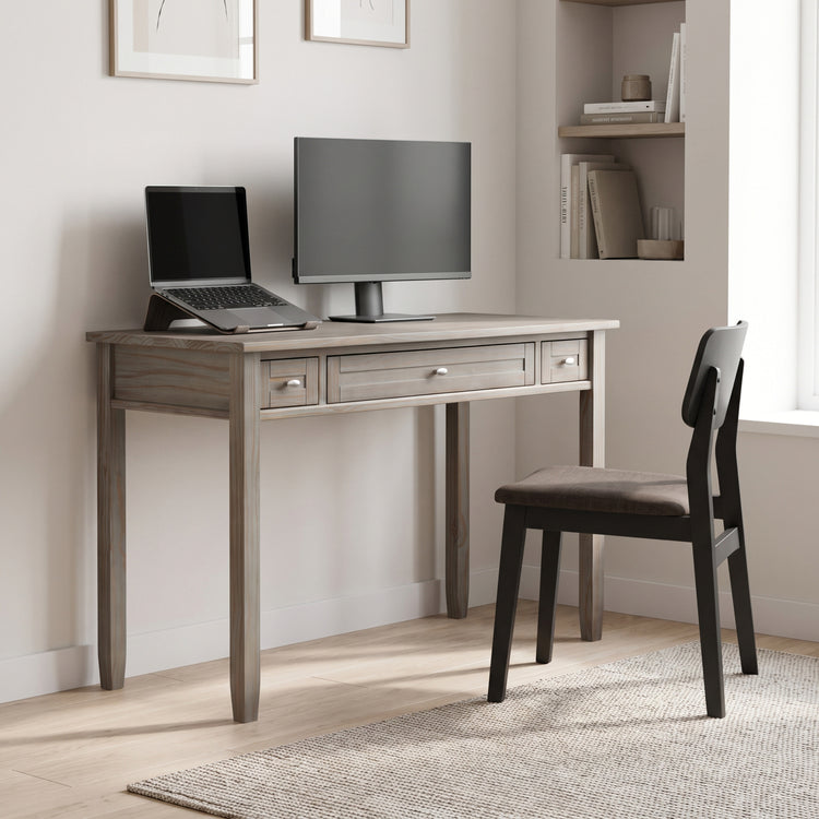 Distressed Grey | Warm Shaker 48 inch Desk