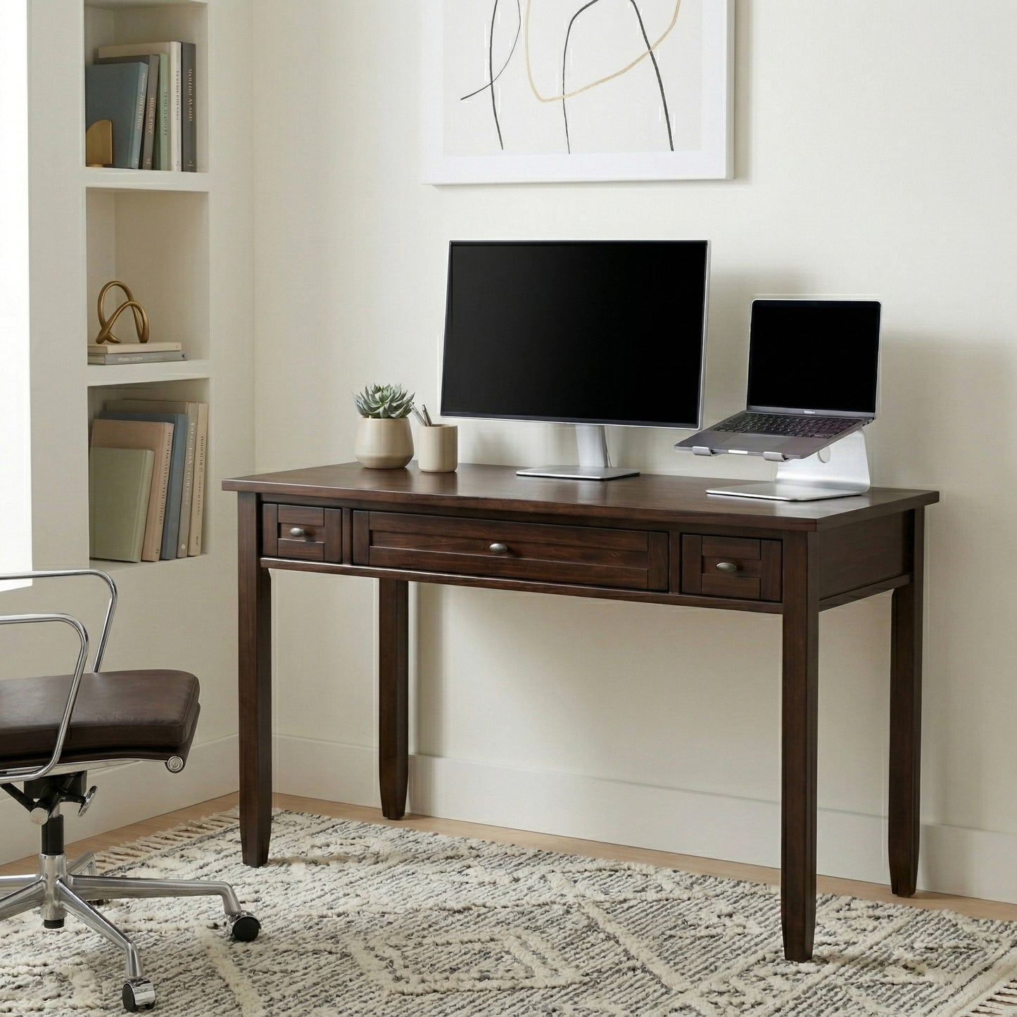 Russet Brown | Warm Shaker 48 inch Desk
