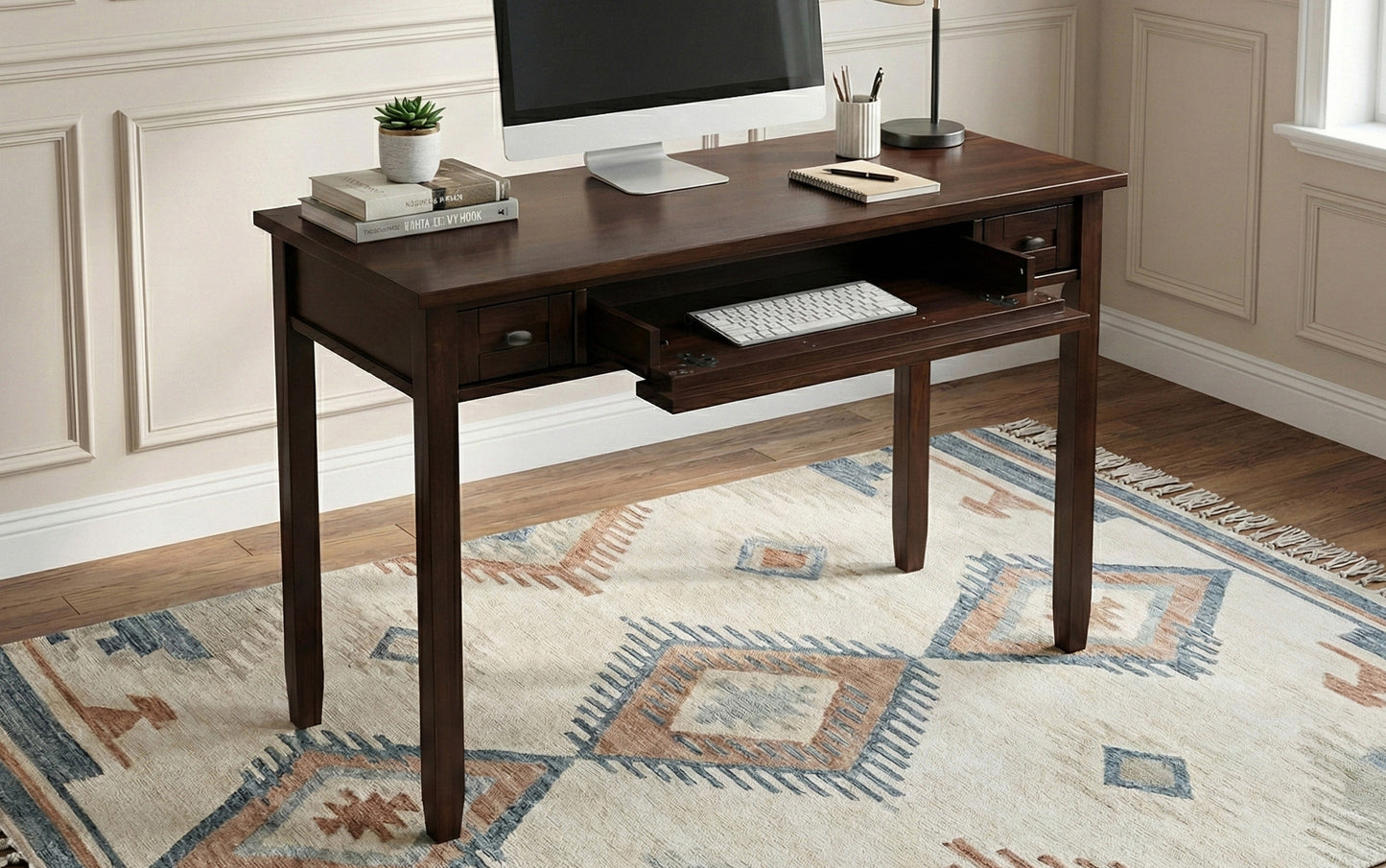 Tobacco Brown | Warm Shaker 48 inch Desk