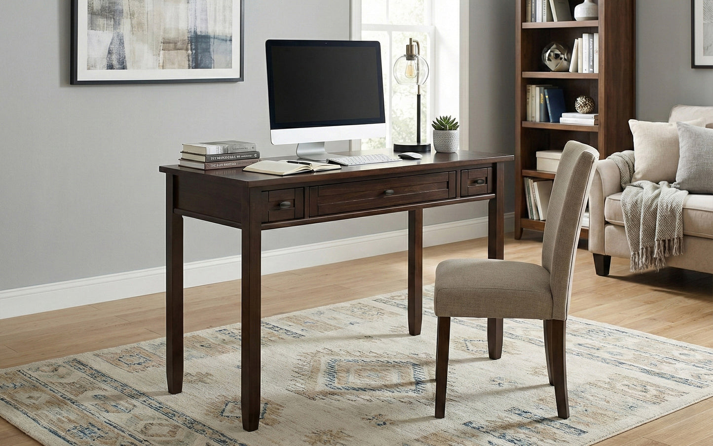 Tobacco Brown | Warm Shaker 48 inch Desk