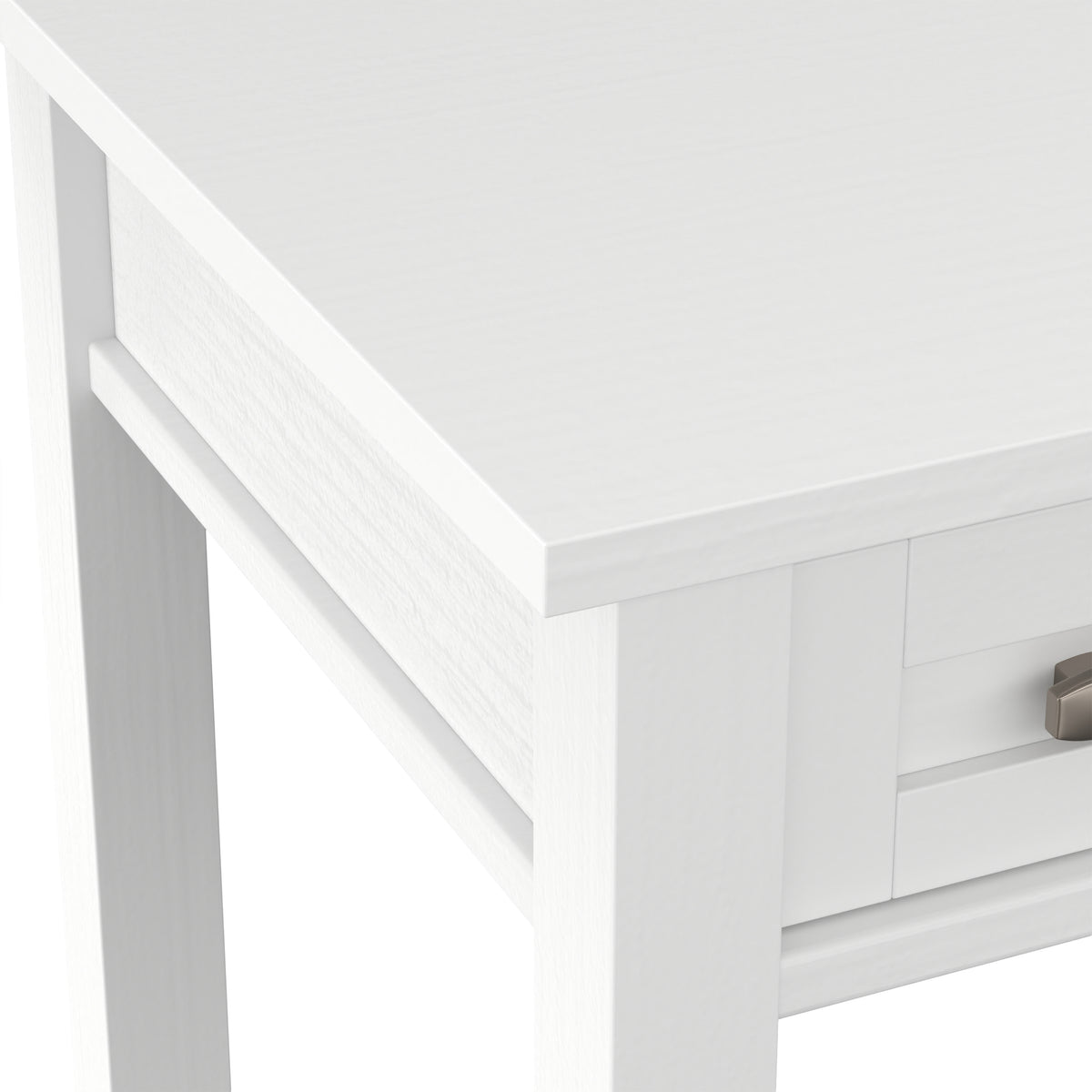 White | Warm Shaker 48 inch Desk