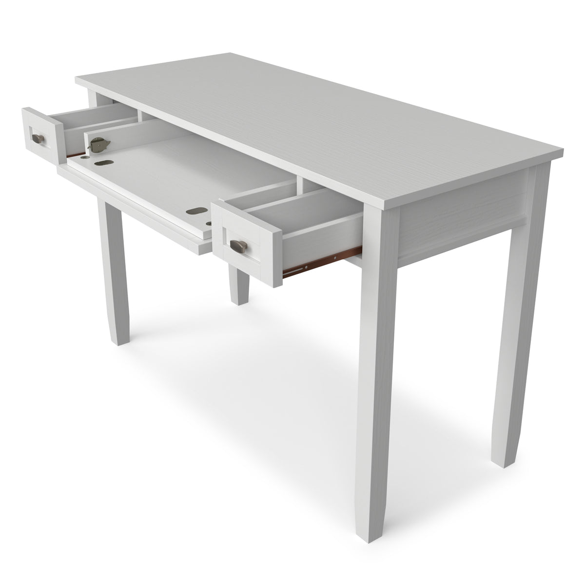 White | Warm Shaker 48 inch Desk