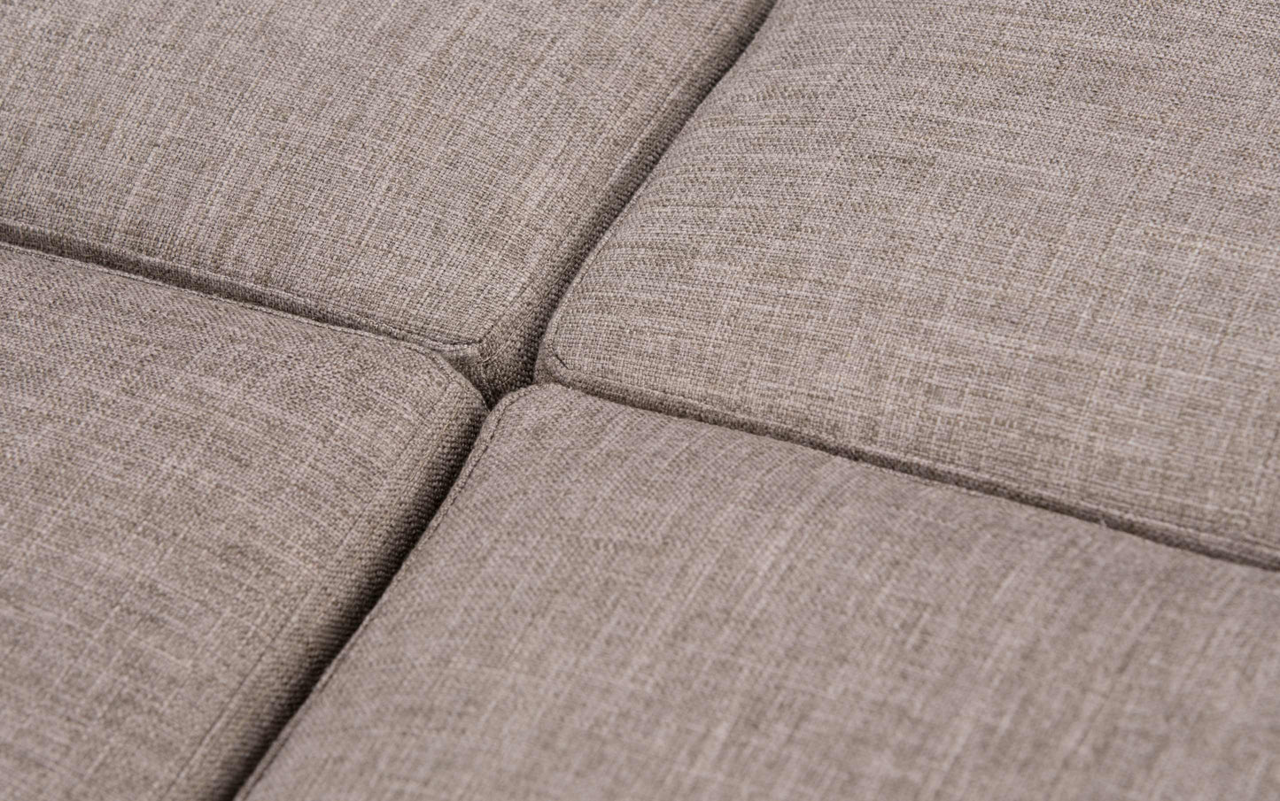 Fawn Brown Linen Style Fabric | Avalon Table Ottoman in Linen