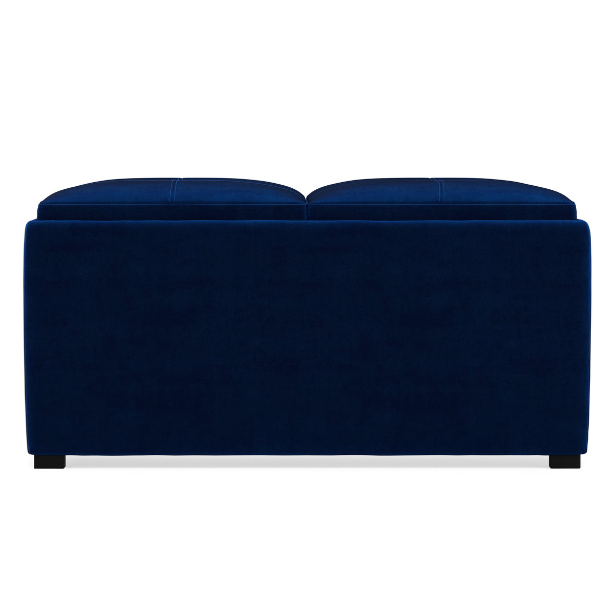 Blue Velvet Fabric | Avalon Table Ottoman in Velvet Fabric