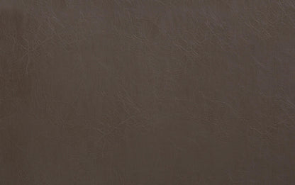 Chocolate Brown Vegan Leather | Avalon Table Ottoman in Vegan Leather