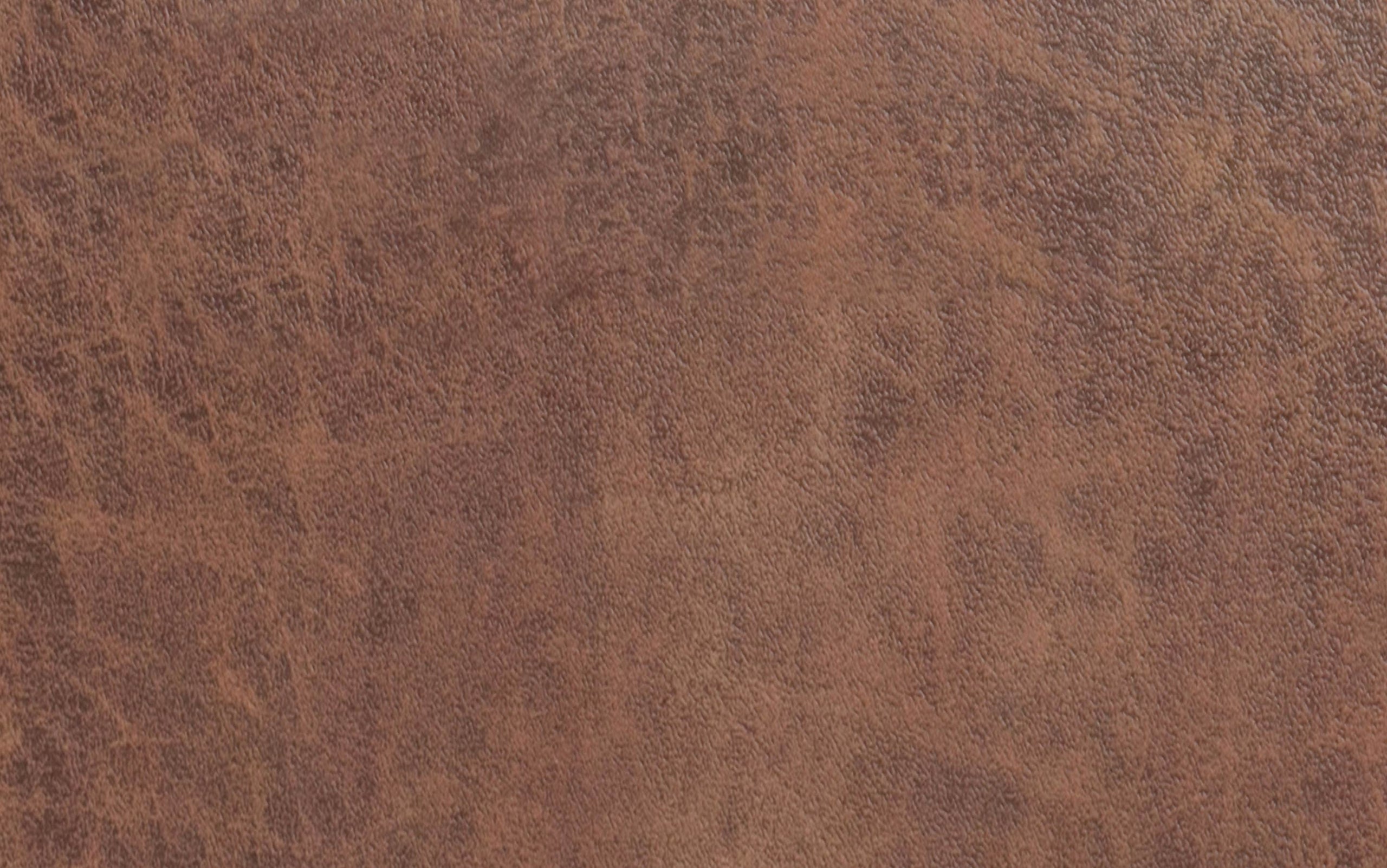 Distressed Saddle Brown Distressed Vegan Leather | Cosmopolitan Faux Air Leather Storage Ottoman