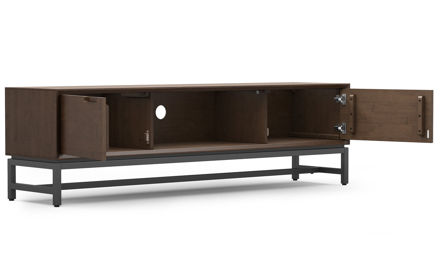 Banting 72 inch Low TV Stand with 30 inch Bookcases (Set of 3)