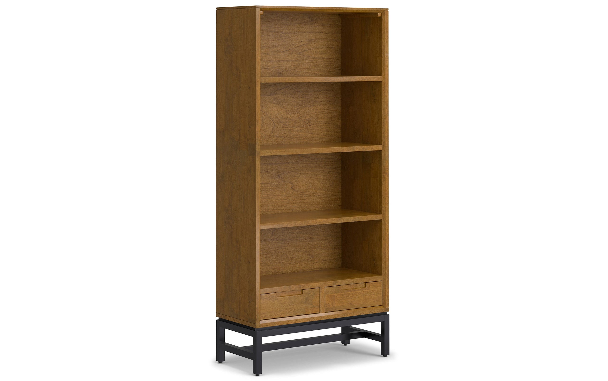 Medium Saddle Brown | Banting 72 inch Desk and 30 inch Bookcase