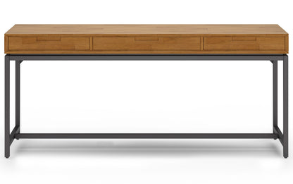 Medium Saddle Brown | Banting 72 inch Desk and 30 inch Bookcase